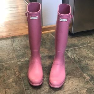 Hunter Original Tall Pink Boots